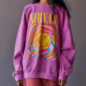 Nirvana Pink Sweatshirt
